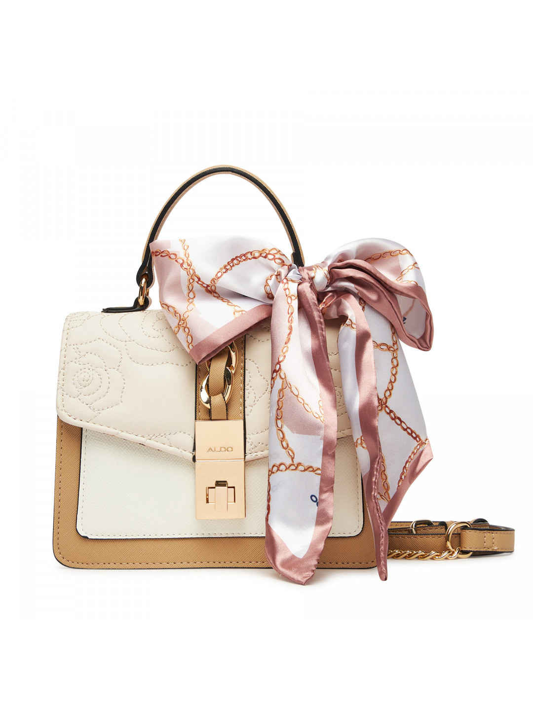 Kabelka Aldo Varpass 14037098 Écru